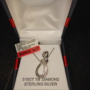 Brand new sterling silver necklaces with charms